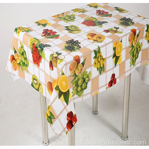 Tissu de table en PVC imprimé sur mesure